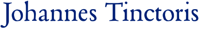 Tinctoris Logo